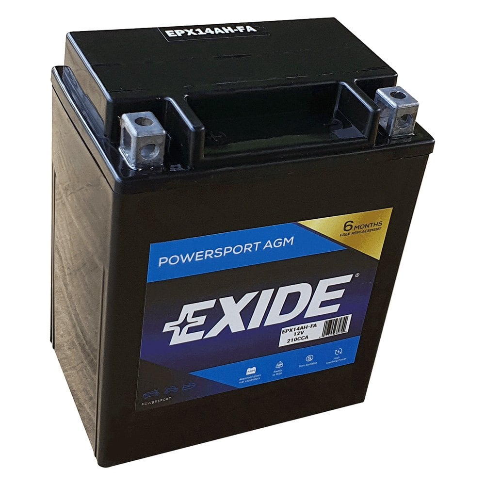 Exide Epx Ah Fa Agm Battery Powersportsid