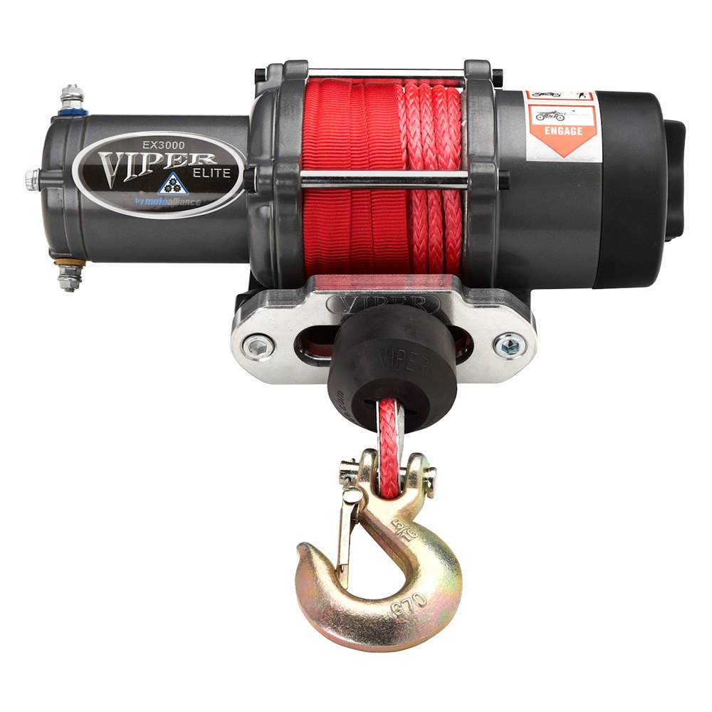 Viper Winches EX3000 RE40 ATV UTV Elite 3 000 Lbs Winch With 40