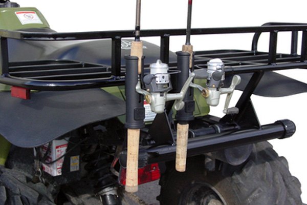 ALL RITE'S ATV  Catch & Release™ Double Fishing Rod Rack Holder CR2 