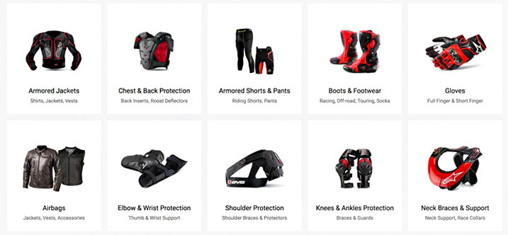 Powersports Gear Selection