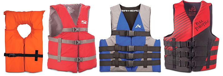 Non-Inflating Recreational Life Jackets