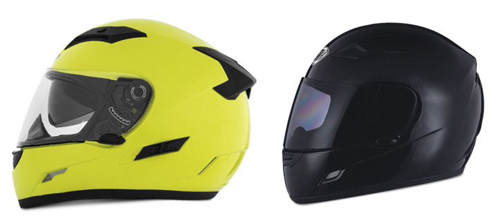 DOT-Approved Cyber Helmets US-80 Solid / THH Solid Full Face Helmet