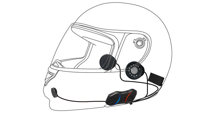Sena Low Profile Bluetooth Headset & Intercom Communication System