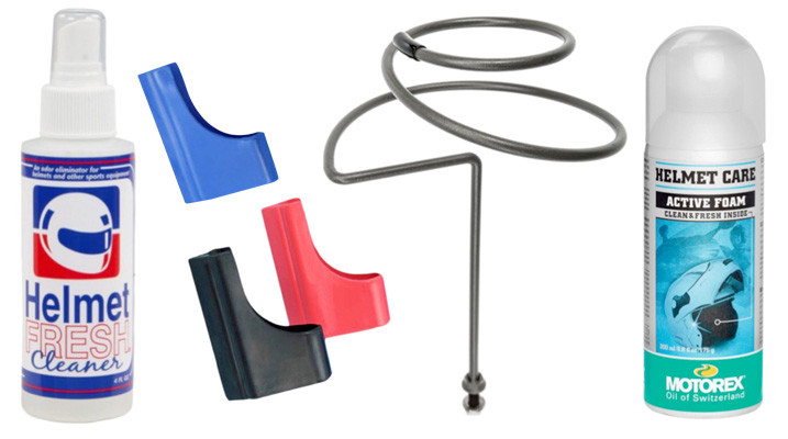 Helmet Cleaners / Finger Wipes / Stand