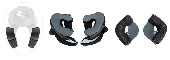 Powersports Helmets Cheek Pads