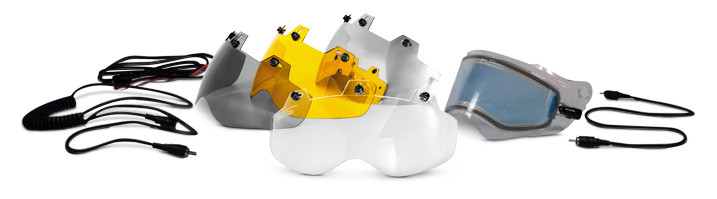 Tinted Shields / Shields With Heating Elements