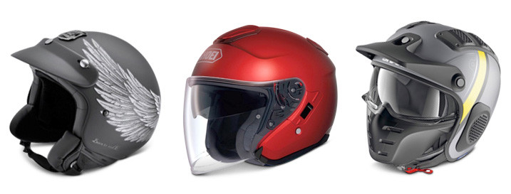 Open Face Helmets With Strap
