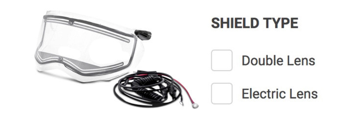 Snow Helmets Visors Types Table