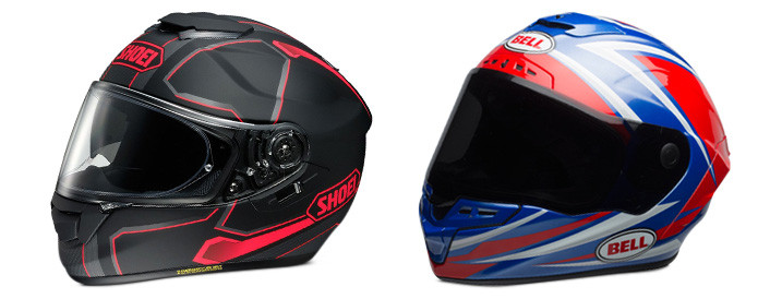 Helmets With Multi-Fiber Composite Shell