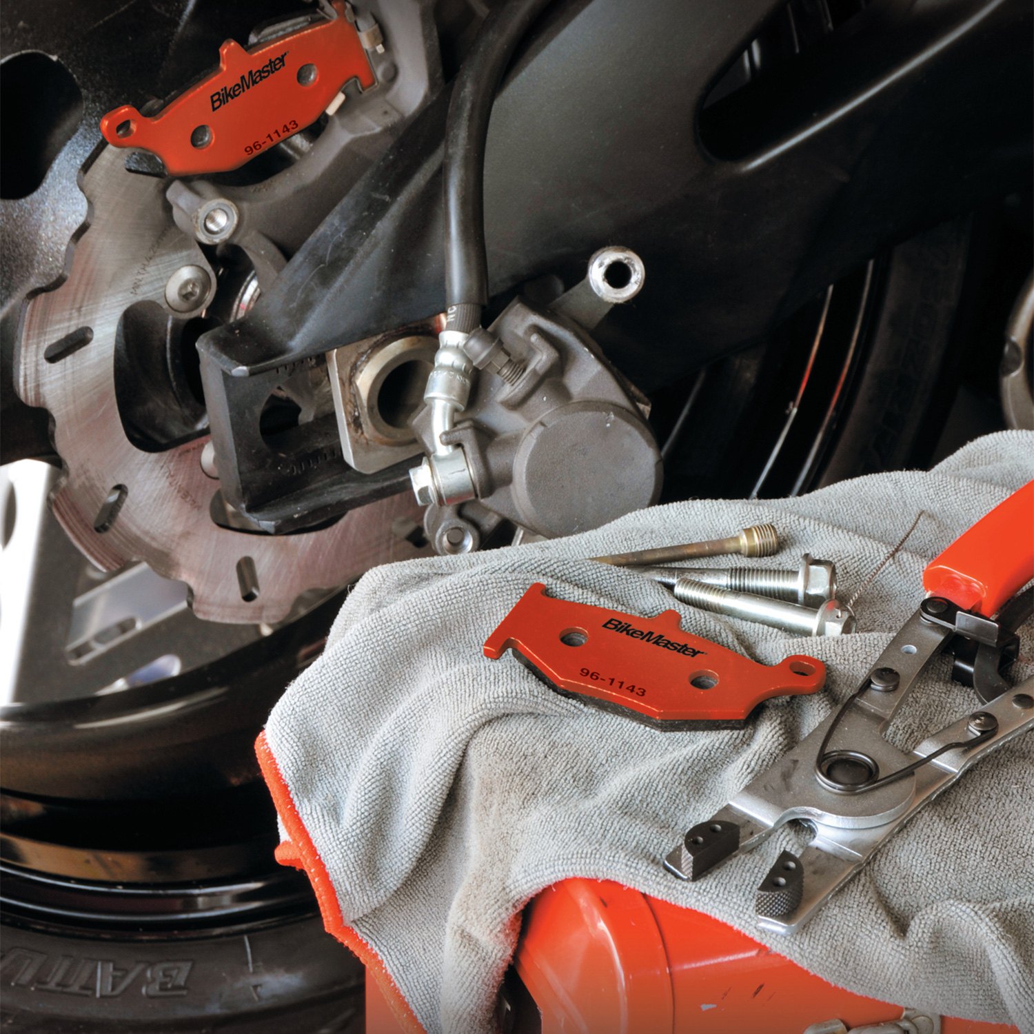 BikeMaster® 961245 Standard Front or Rear Brake Pads