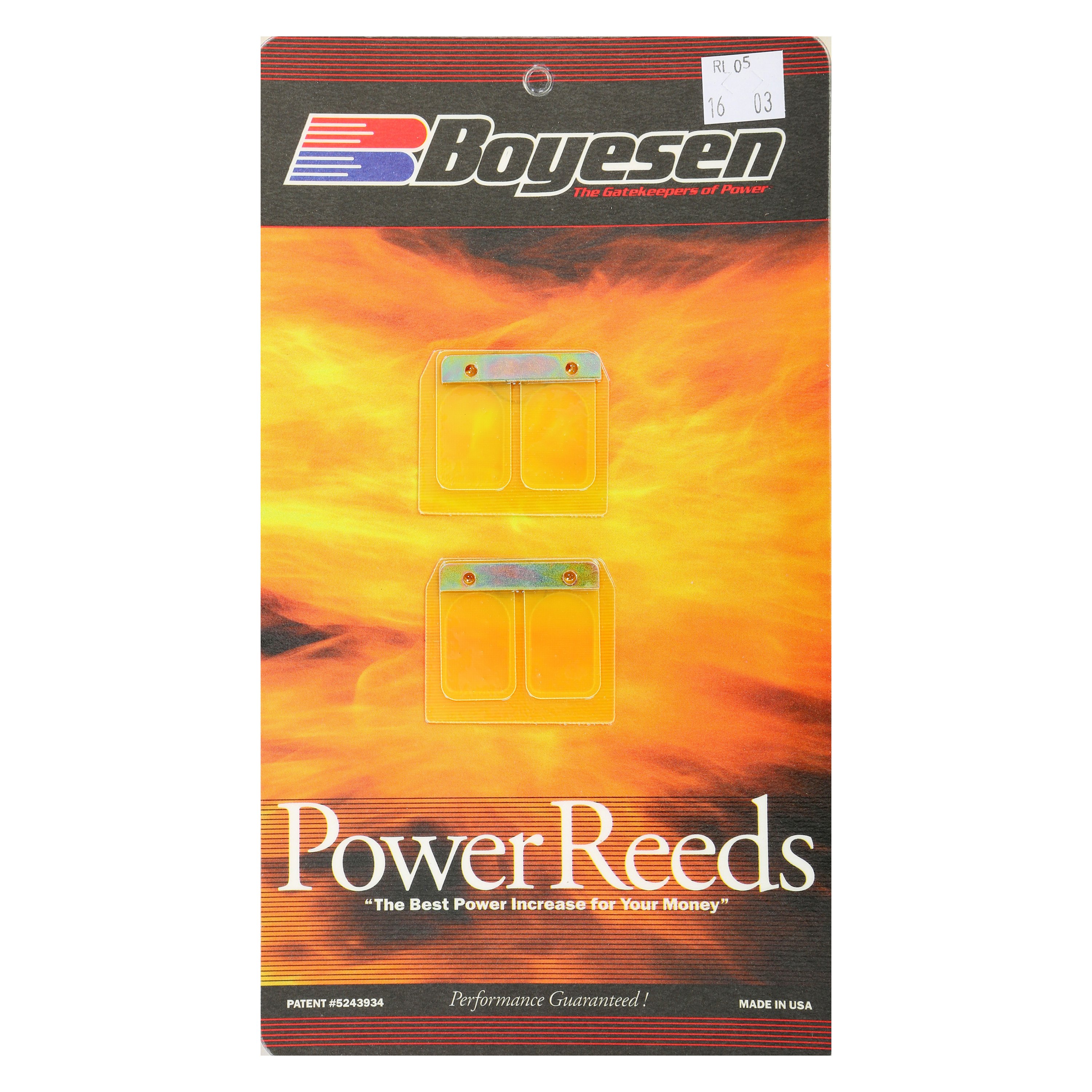 Boyesen® Replacement Power Reed Kit for RAD Valve