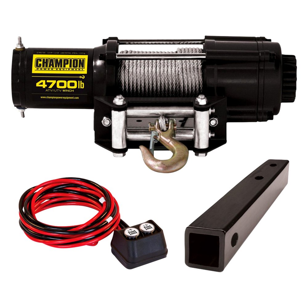 Champion Power Equipment® 100129 ATV/UTV 4,700 lbs Winch Kit
