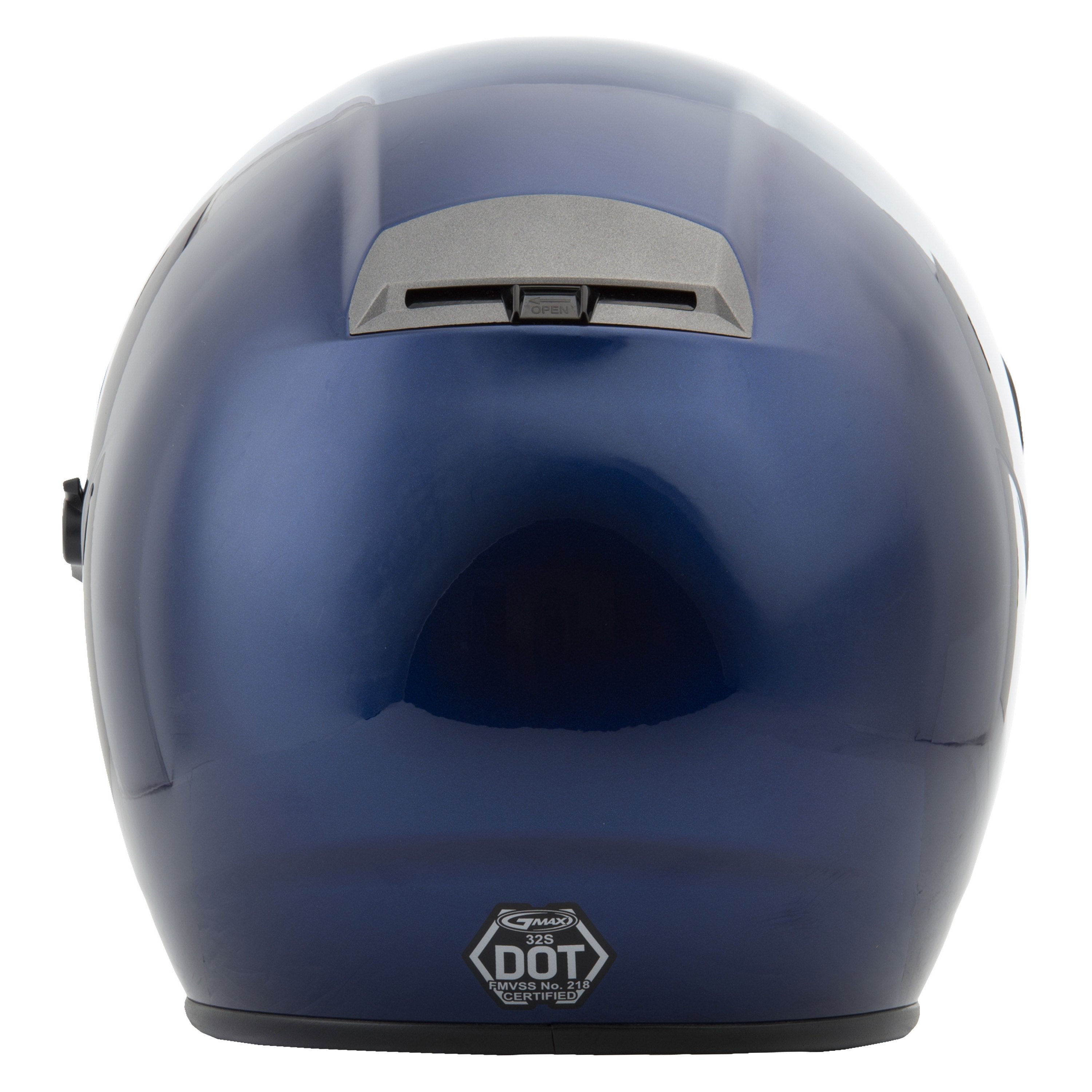 Gmax® G1320496 Gm 32 Large Blue Open Face Helmet With Flip Down Shield