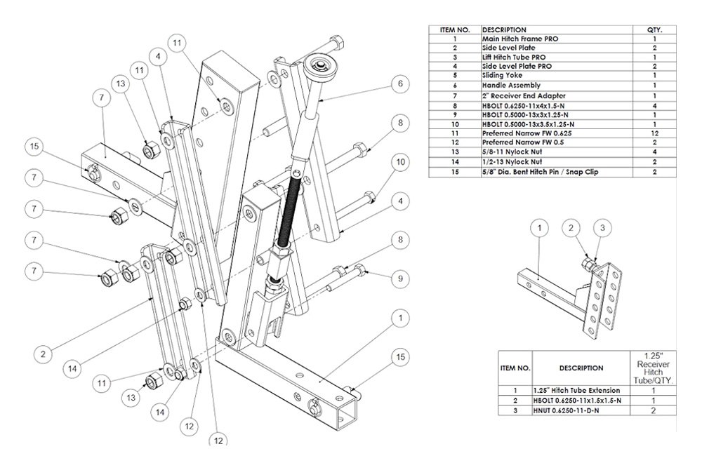 Impact Implements® RPL_Adjustment_Handle Adjustment Handle