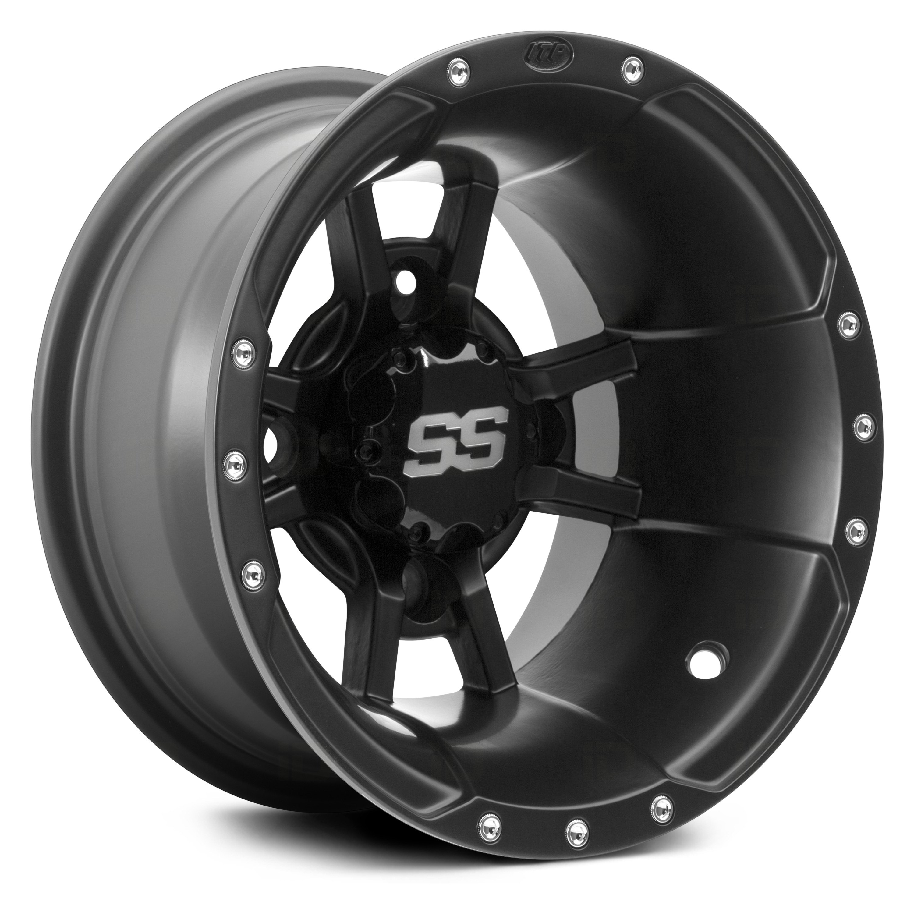 ITP® 1028335536B - SS112 Sport Rear ATV/UTV Black Alloy Aluminum