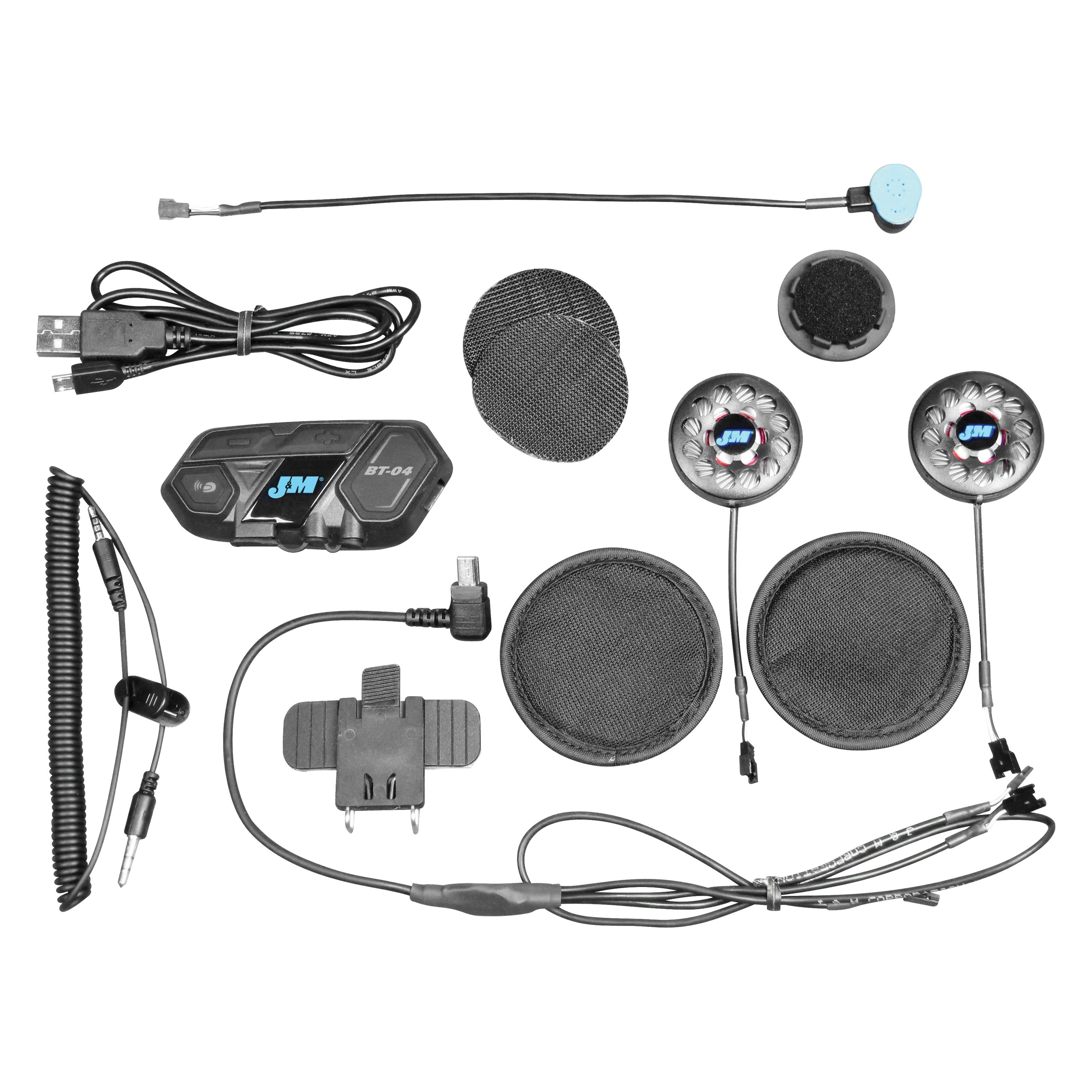 J&M® Helmet Headset Kit