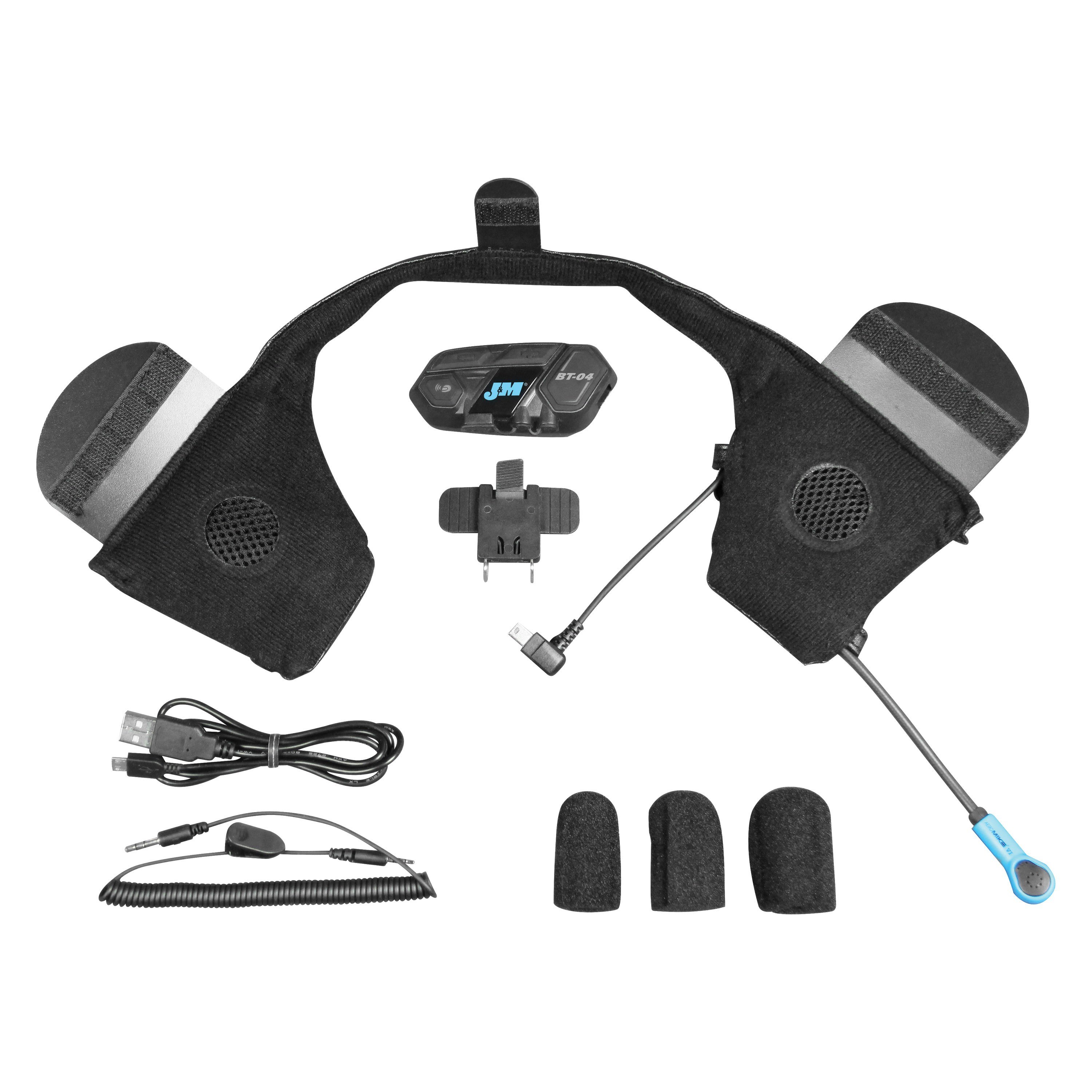 J&M® Helmet Headset Kit