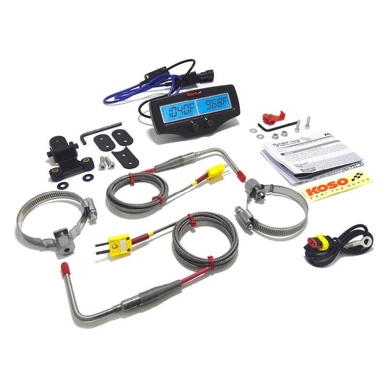 KOSO Dual EGT Gauge With Std Probe Kit BA006B61 Other Instruments & Gauges