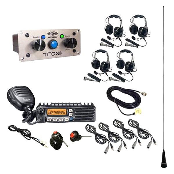 PCI Race Radios® 2578 Trax Ultimate Radio Packag with 4 Headset
