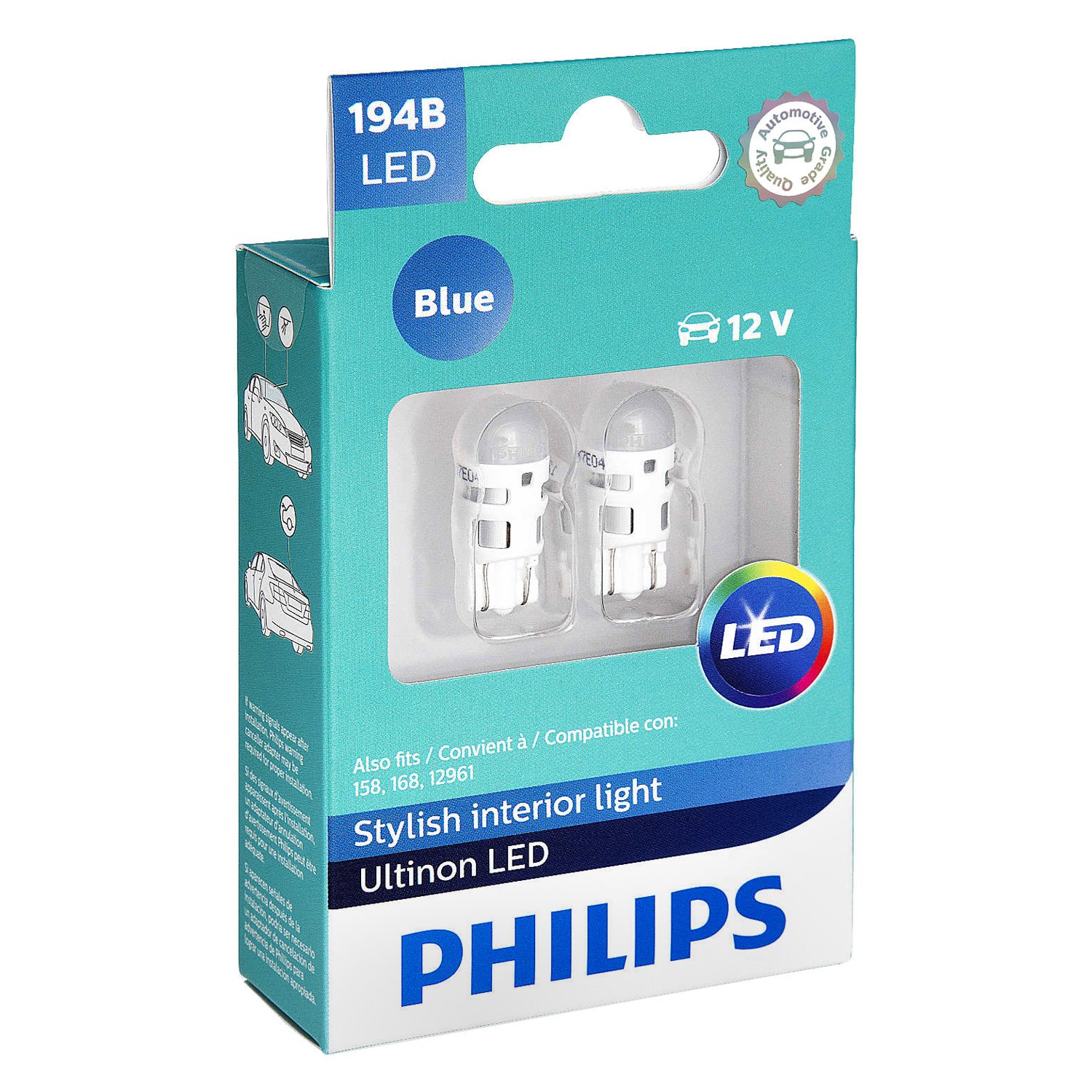 Габариты филипс. Philips 11961ulwx2 w5w. Светодиодные лампы Philips Ultinon led w5w (t10) 6000k. Лампа Philips диодные w5w 12v. Лампа светодиодная Philips w5w t10 w2.1х9.5d led cool White 6000k блистер, 2шт 12v 11961ulwx2.
