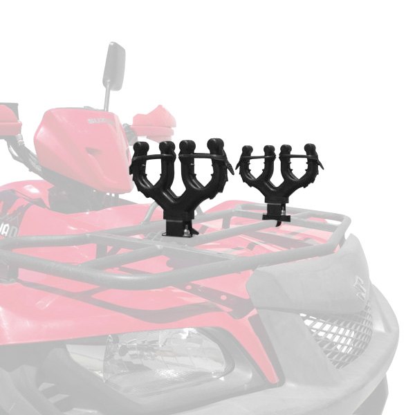QuadBoss® ATV2QB Black Double Gun and Bow Racks