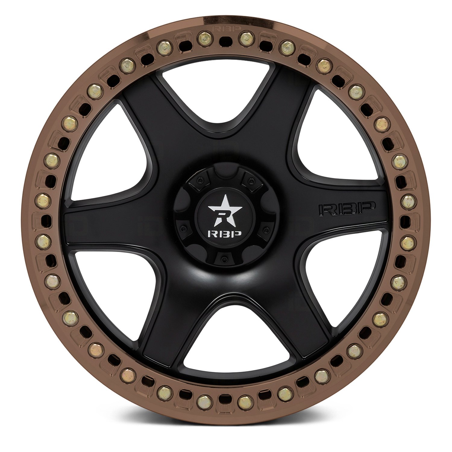 RBP® - 50R Cobra ATV/UTV Black with Bronze Ring Wheel