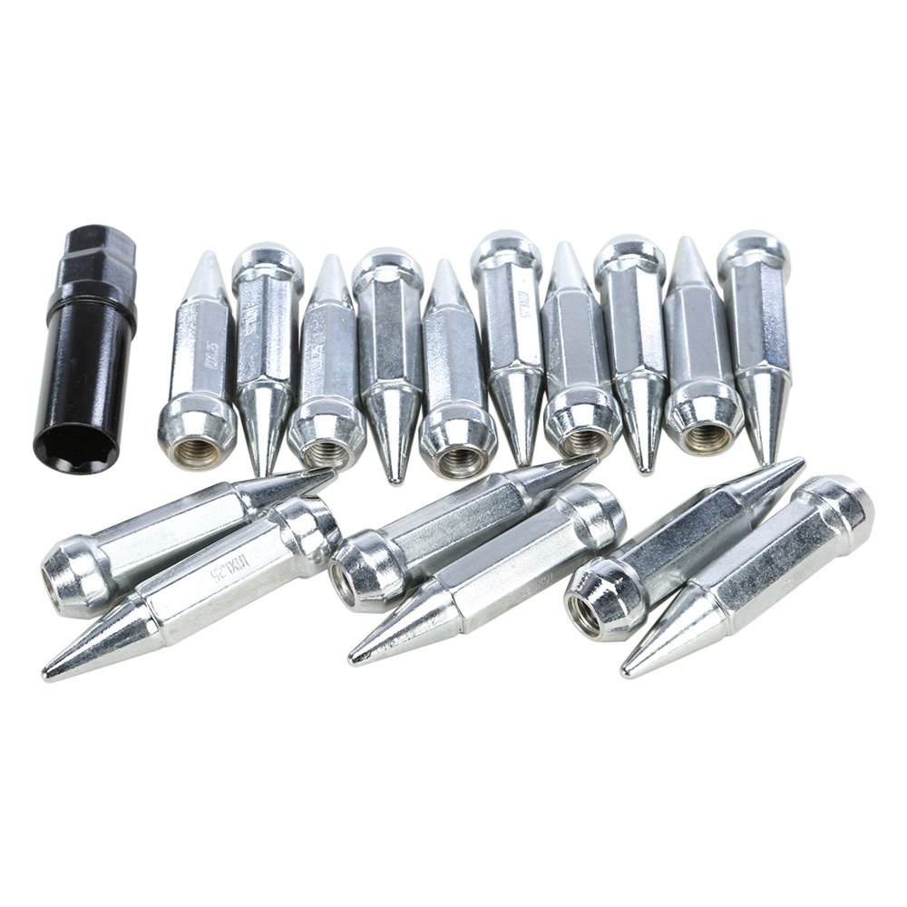 Sedona® ALUGSC14BX Chrome Cone Seat HD Spike Lug Nuts