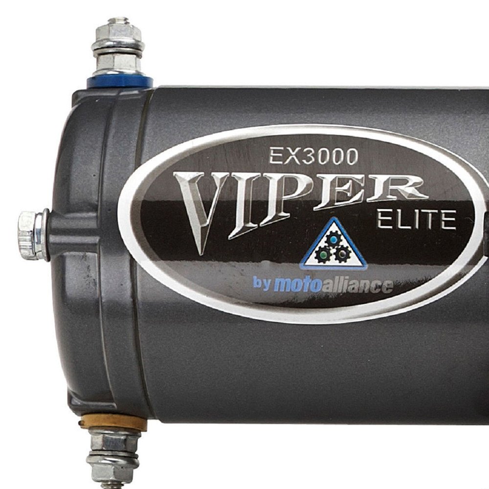 Viper Winches® Ex3000 Re40 Atv Utv Elite 3 000 Lbs Winch With 40 Red Amsteel Blue™ Synthetic