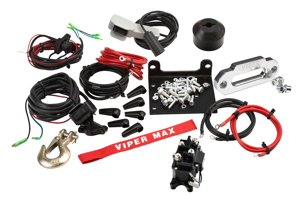Viper Winches® MX3000_NCRE50 ATV/UTV Max 3,000 lbs Winch Kit with