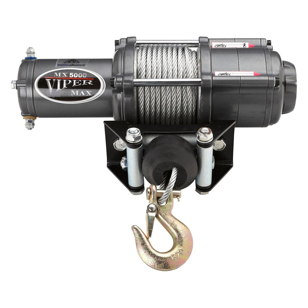 Viper Winches® MX5000 ATV/UTV Max 5,000 lbs Winch with 50' Steel