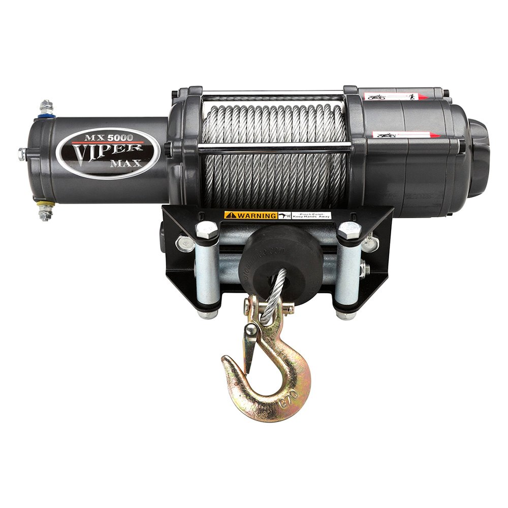 Viper Winches® MX5000SE UTV Max Wide Spool 5,000 lbs Winch with 55